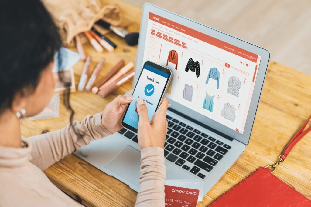 e-commerce web page design